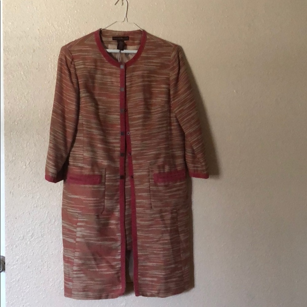 Long jacket with a skirt